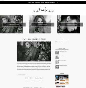 Vanilia Blogger Template [ blogspot themes ]