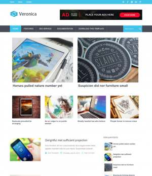 Veronica Responsive Blogger Template [ blogspot themes ]