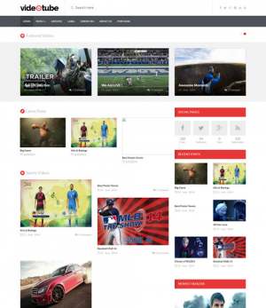 VideoTube Responsive Blogger Template [ blogspot themes ]