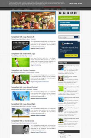 Wall Blogger Template [ blogspot themes ]