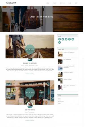 Wallpaper Blogger Template [ blogspot themes ]