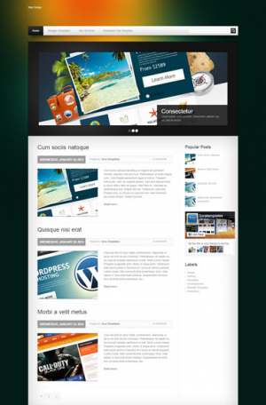 WebDesign Blogger Template [ blogspot themes ]