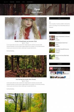 Zipson Blogger Template [ blogspot themes ]