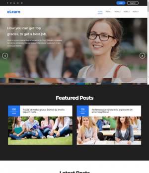 eLearn Blogger Template [ blogspot themes ]