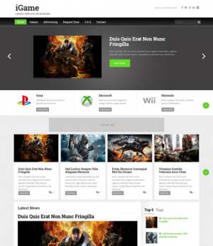 iGame Blogger Template [ blogspot themes ]