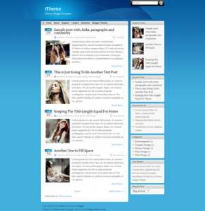 iTheme Blogger Template [ blogspot themes ]