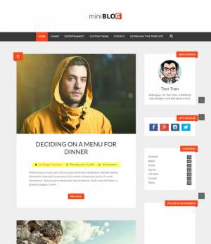 miniBlog SEO Blogger Template [ blogspot themes ]